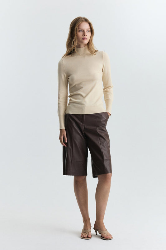 Button-Up Knit Sweater