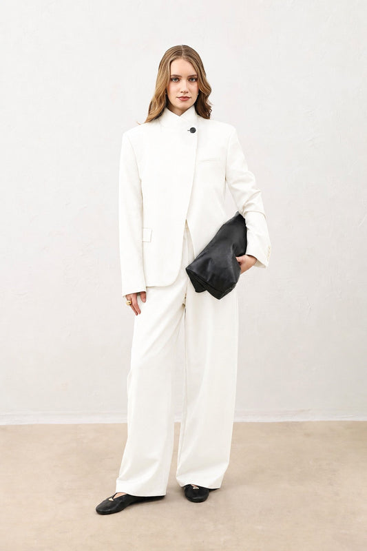 Antioch Stand-Up Collar Women's Blazer Jacket