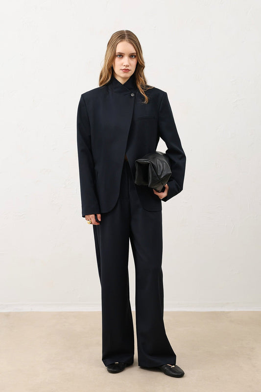 Antioch Stand-Up Collar Women's Blazer Jacket