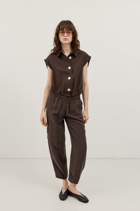 Antioch Women's Button-Down Vest with Lyocell Blend