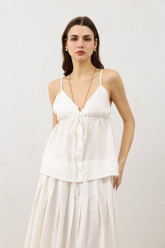 Antioch Women's Gathered Top