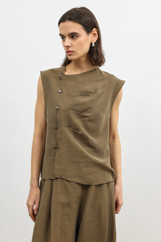 Antioch Women's Button-Down Top with Lyocell Blend