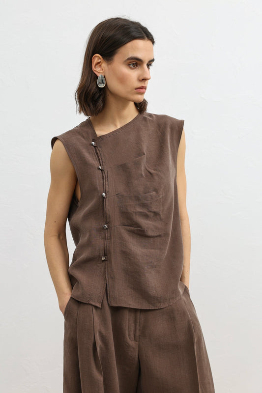 Antioch Women's Button-Down Top with Lyocell Blend