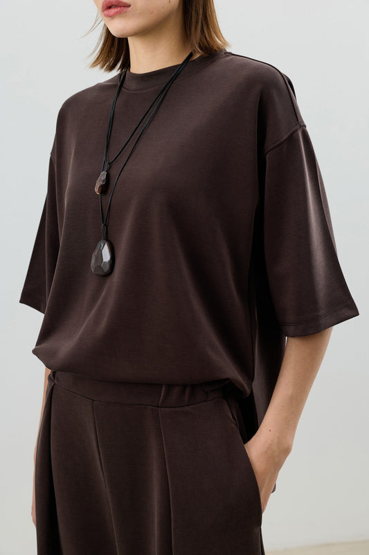 Antioch Modal-Blend T-Shirt and Pants Set for Women