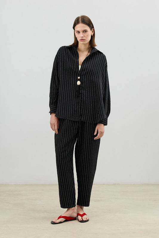 Antioch Modal-Blend Striped Women's Suit Set