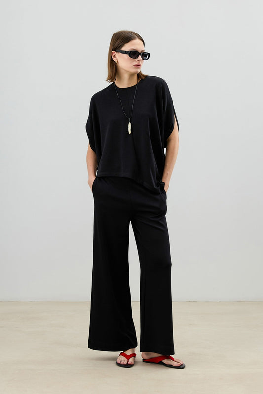 Antioch Asymmetrical-Cut Draped Women's Set