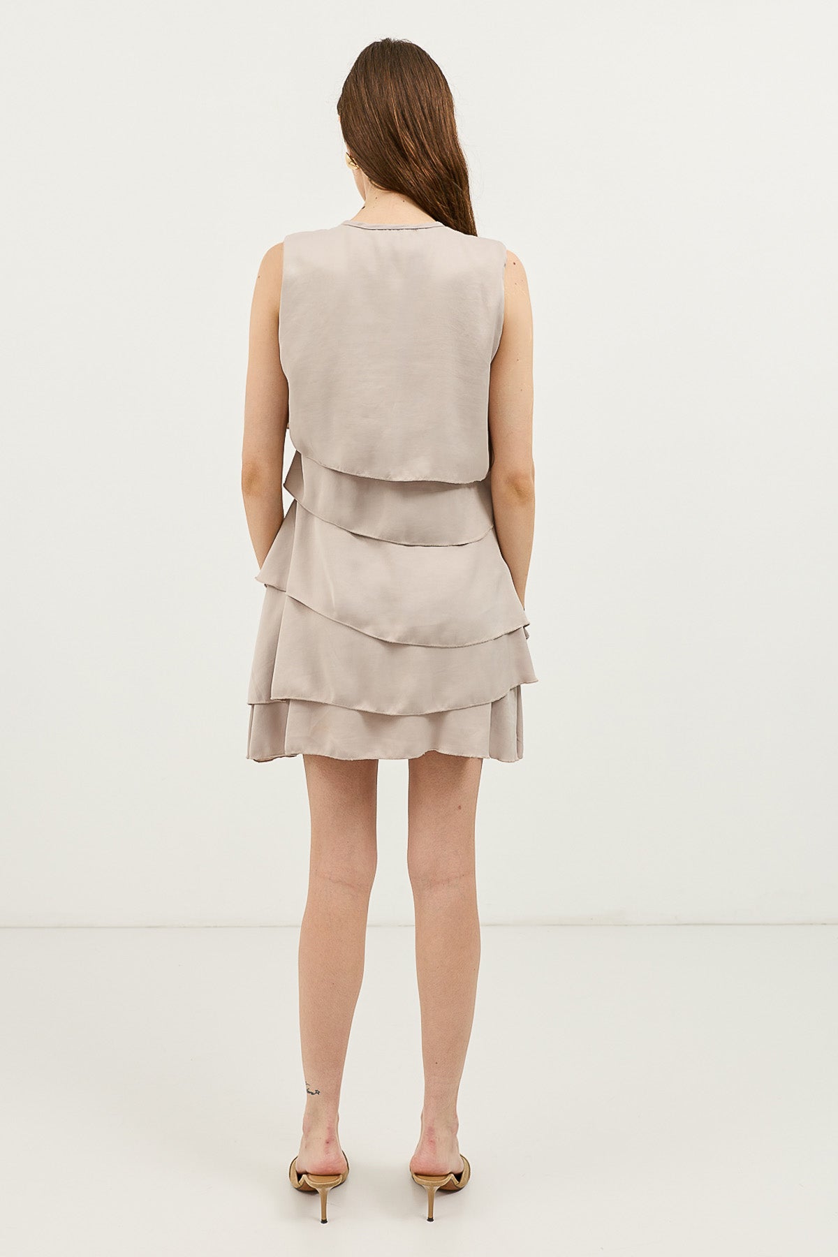 Women's Ruffled Mini Dress