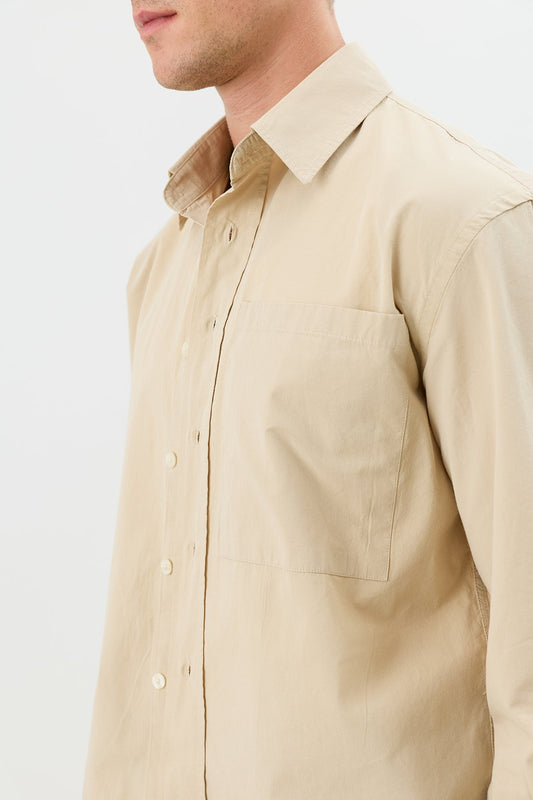Men's Crop-Fit Shirt with Modal Blend