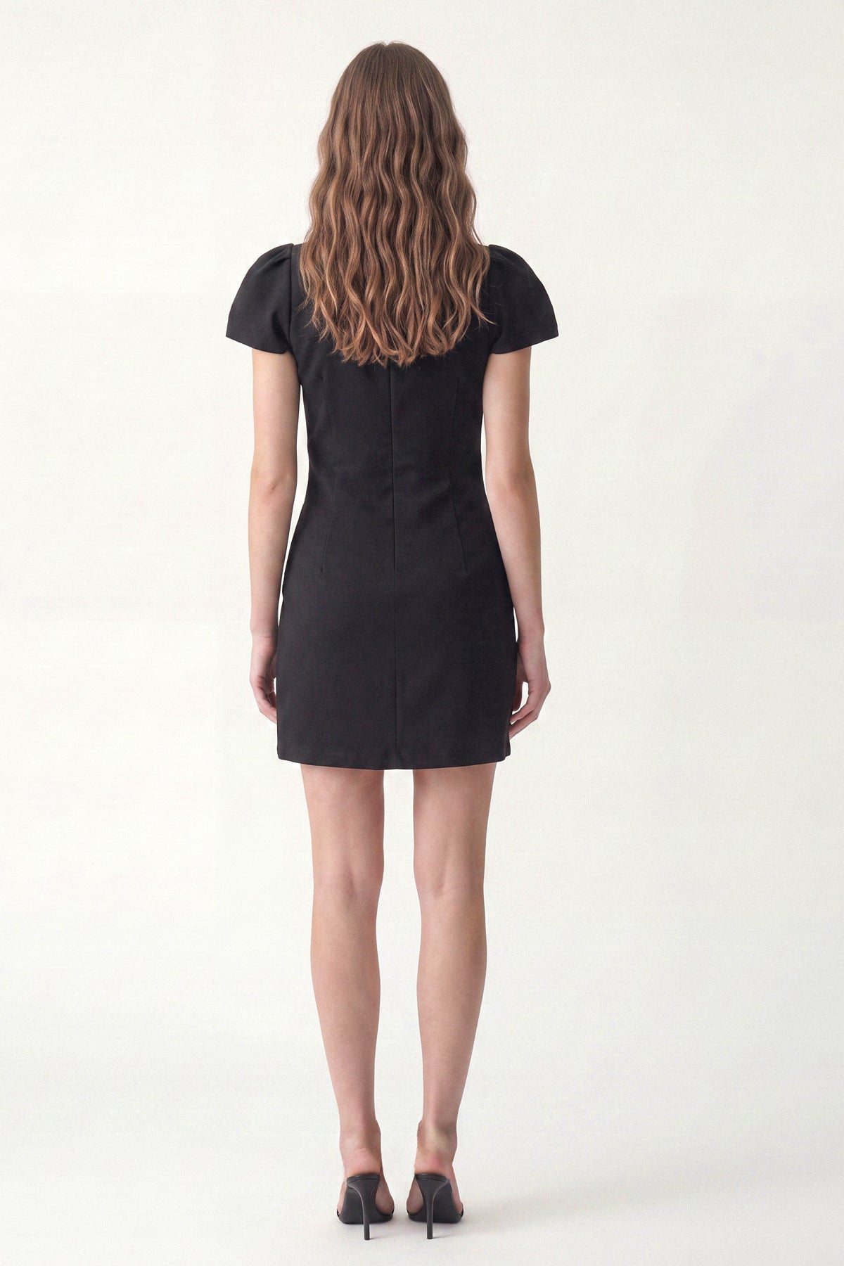 Mini Dress with Collar Detail