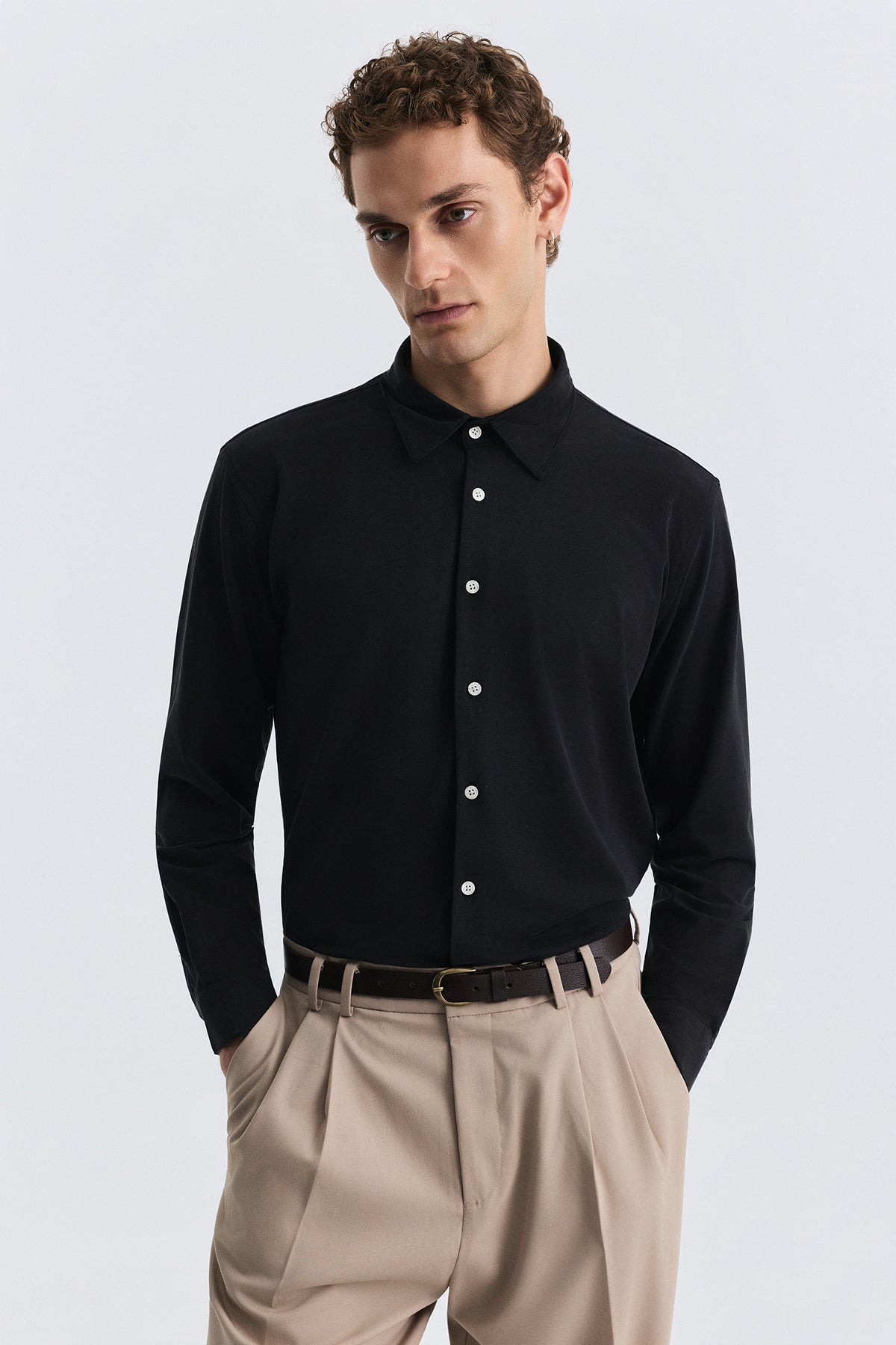 Relaxed-Fit Shirt with Lyocell Blend