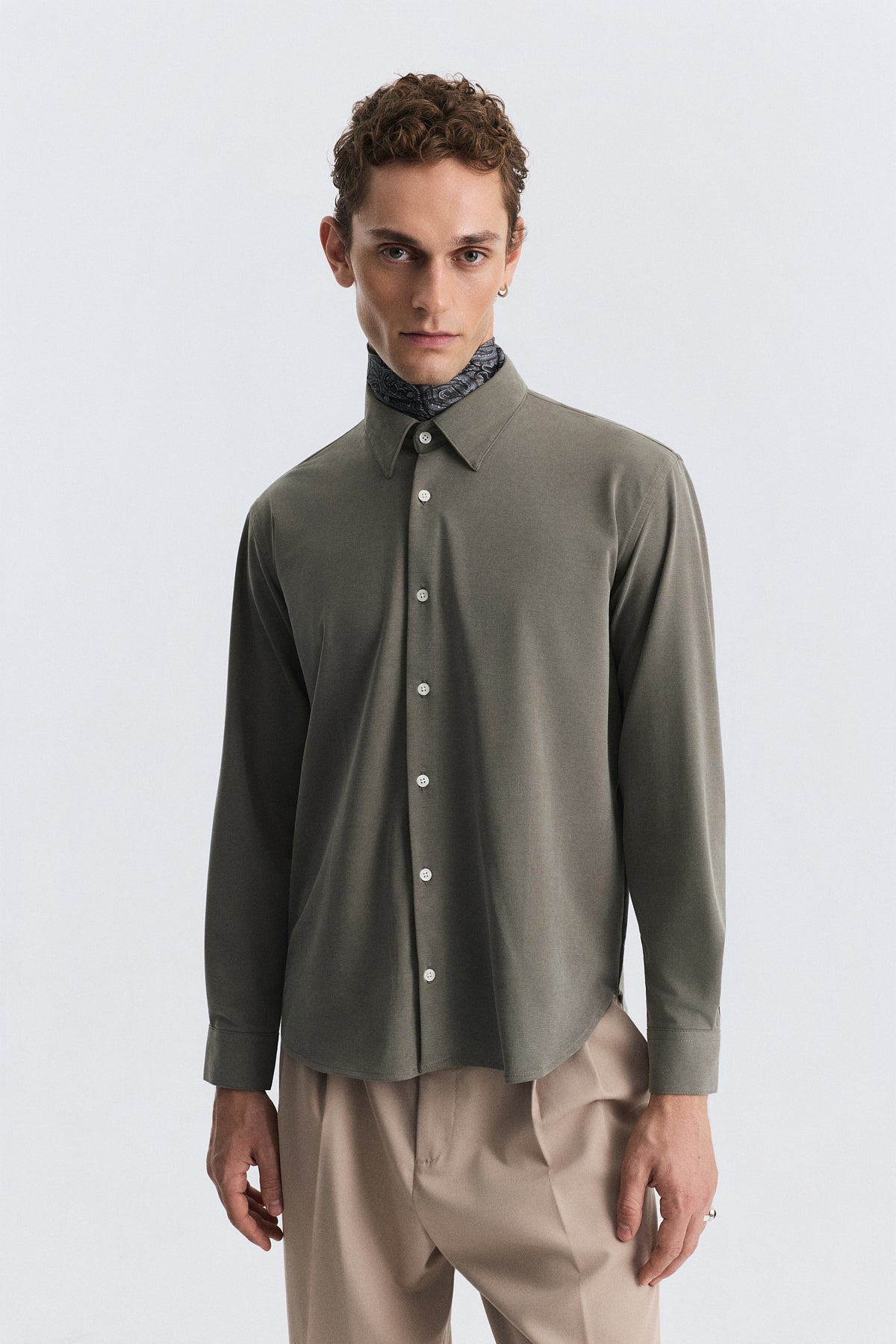 Relaxed-Fit Shirt with Lyocell Blend