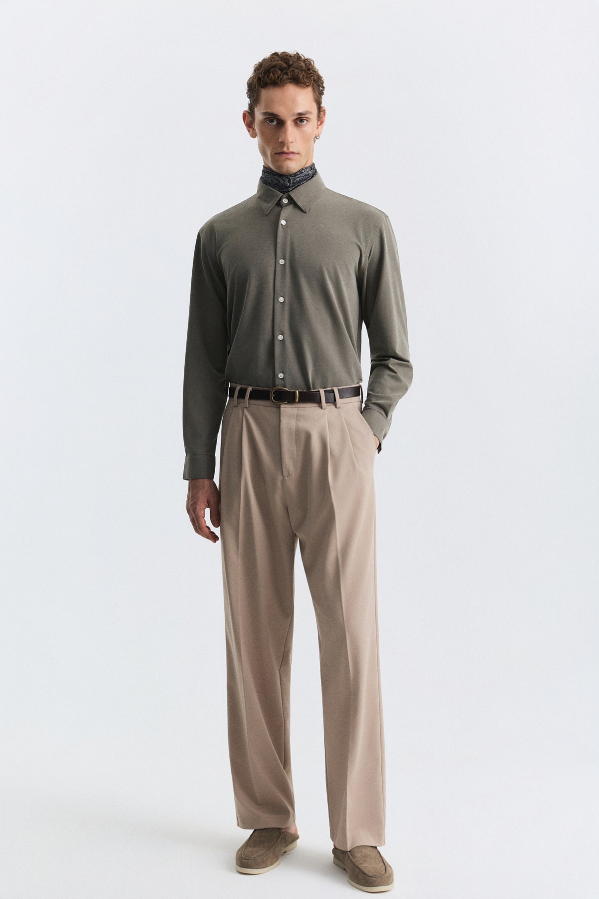 Relaxed-Fit Shirt with Lyocell Blend