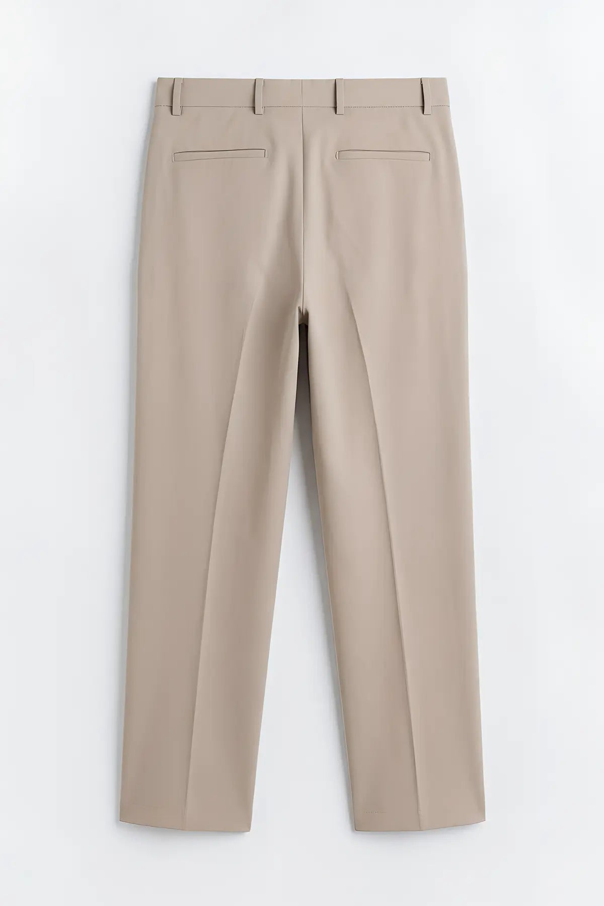 Relax Fit Pilili Erkek Pantolon - arka gorunum