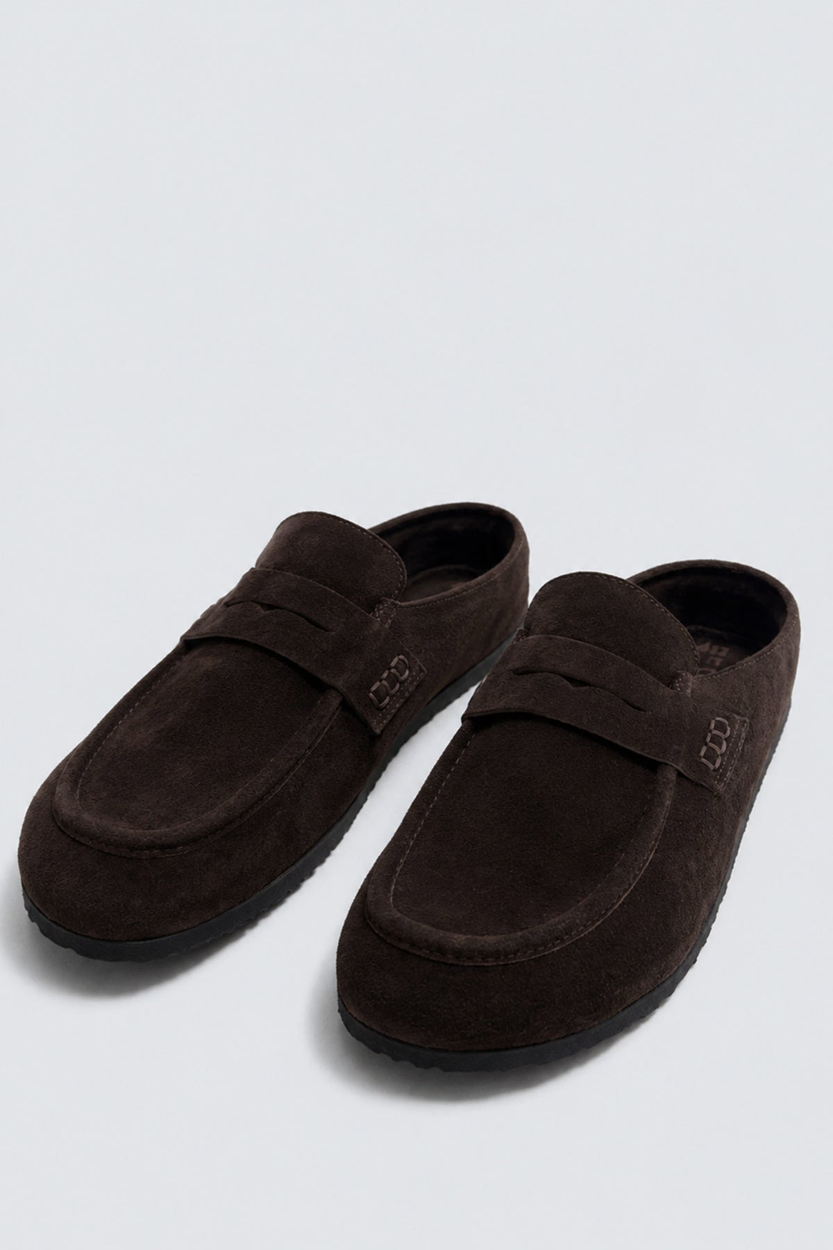 100% Suede Sabot Slippers