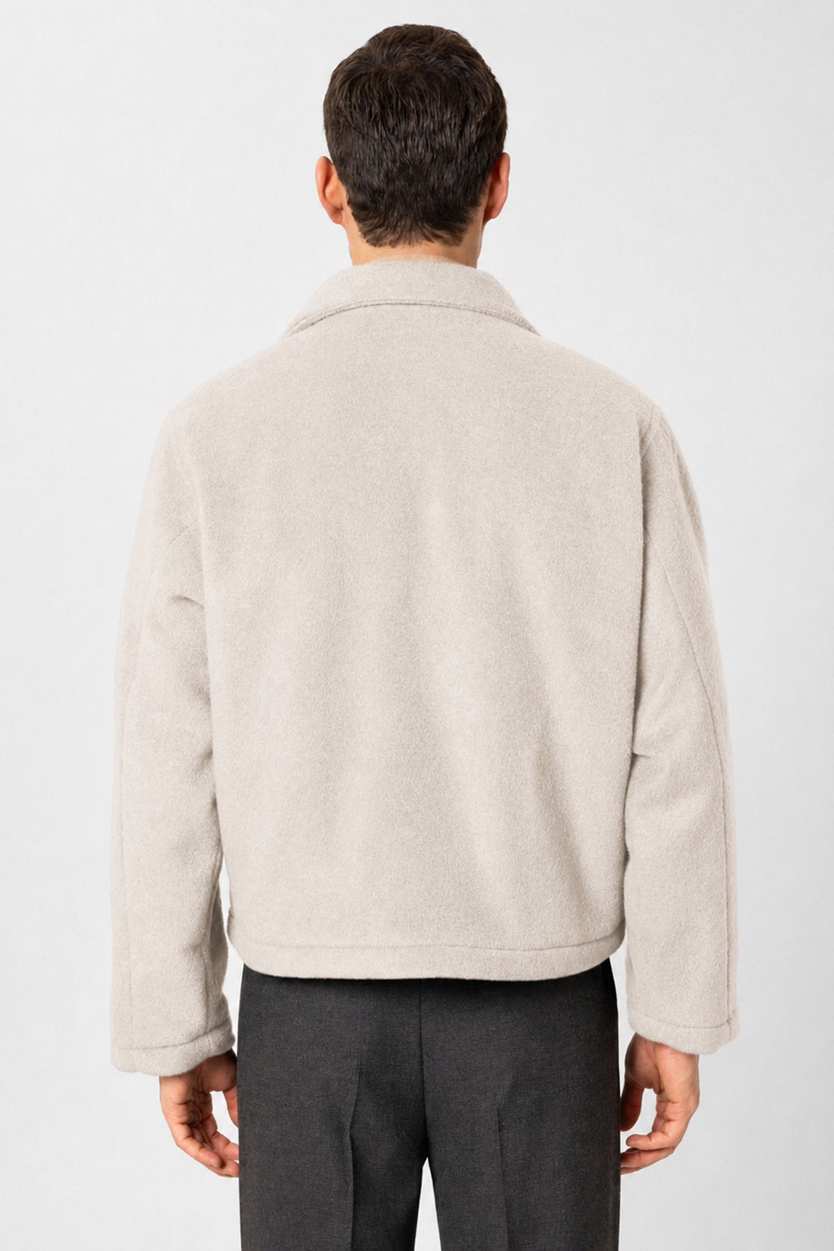 Relaxed-Fit, Soft-Textured Men's Jacket