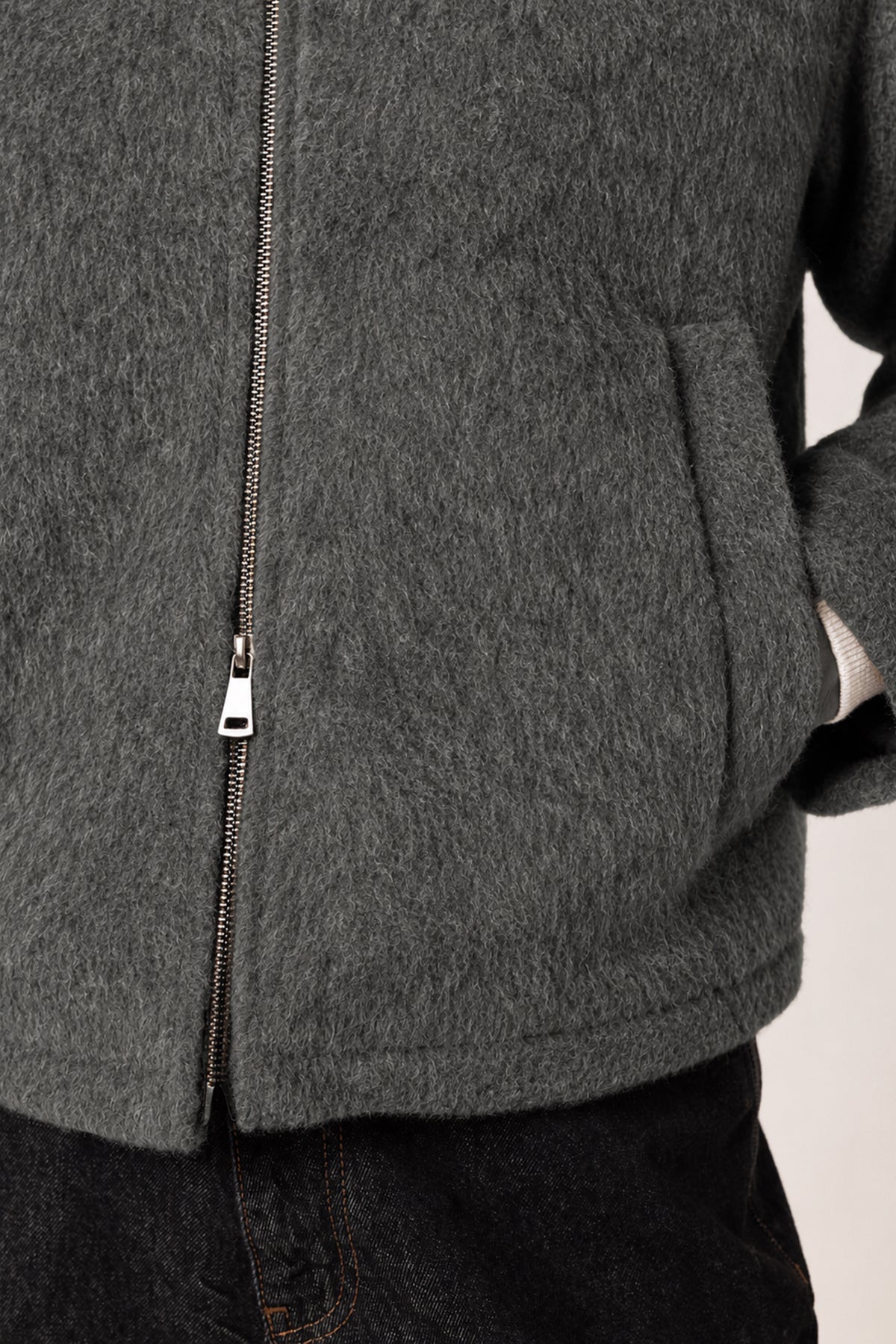 Relaxed-Fit, Soft-Textured Men's Jacket