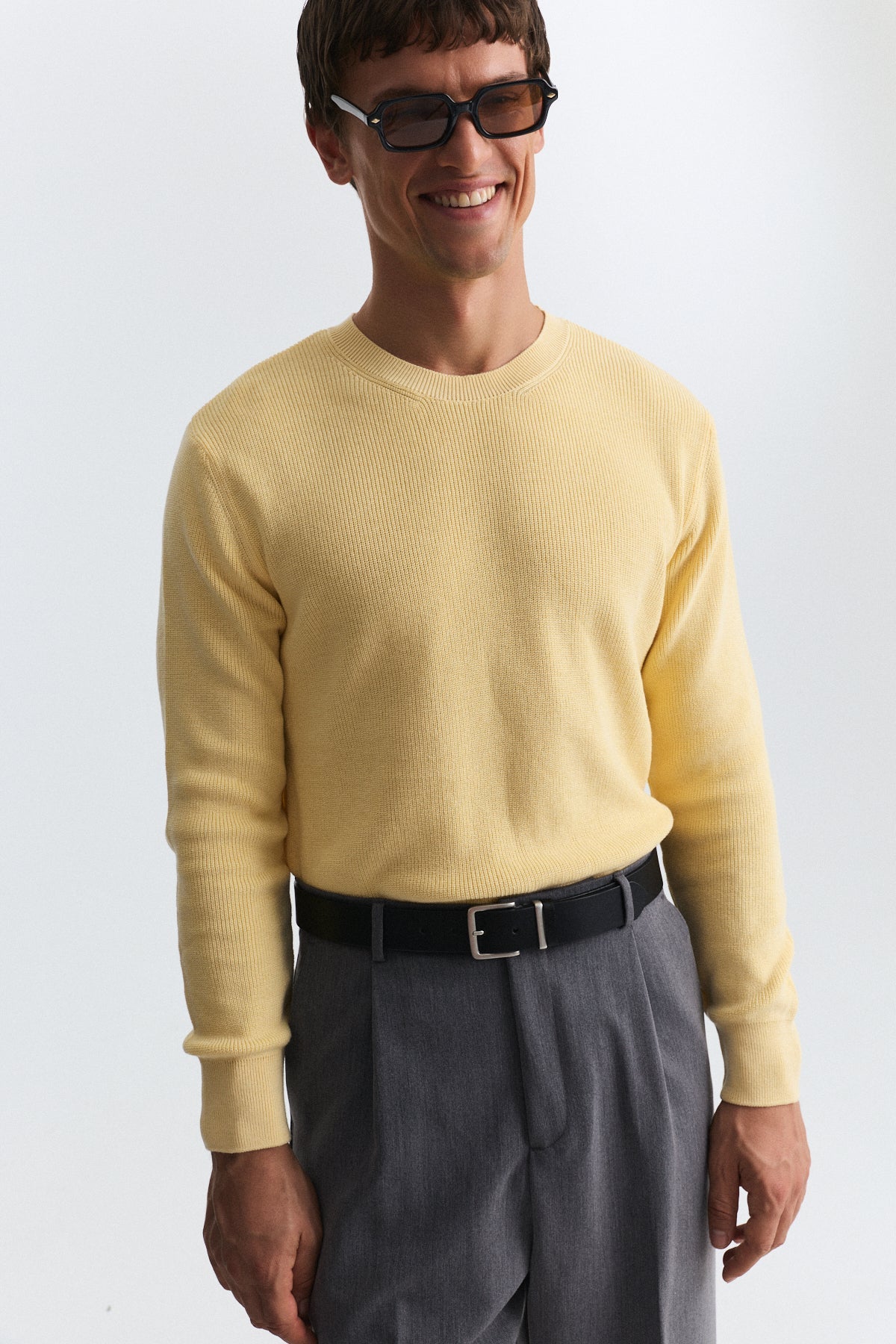 Textured Men's Sweater