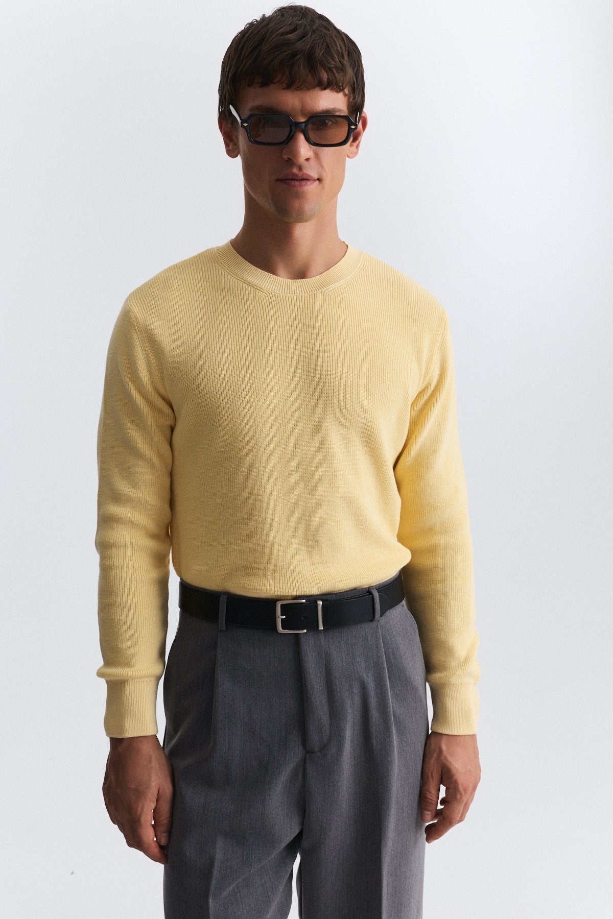 Textured Men's Sweater