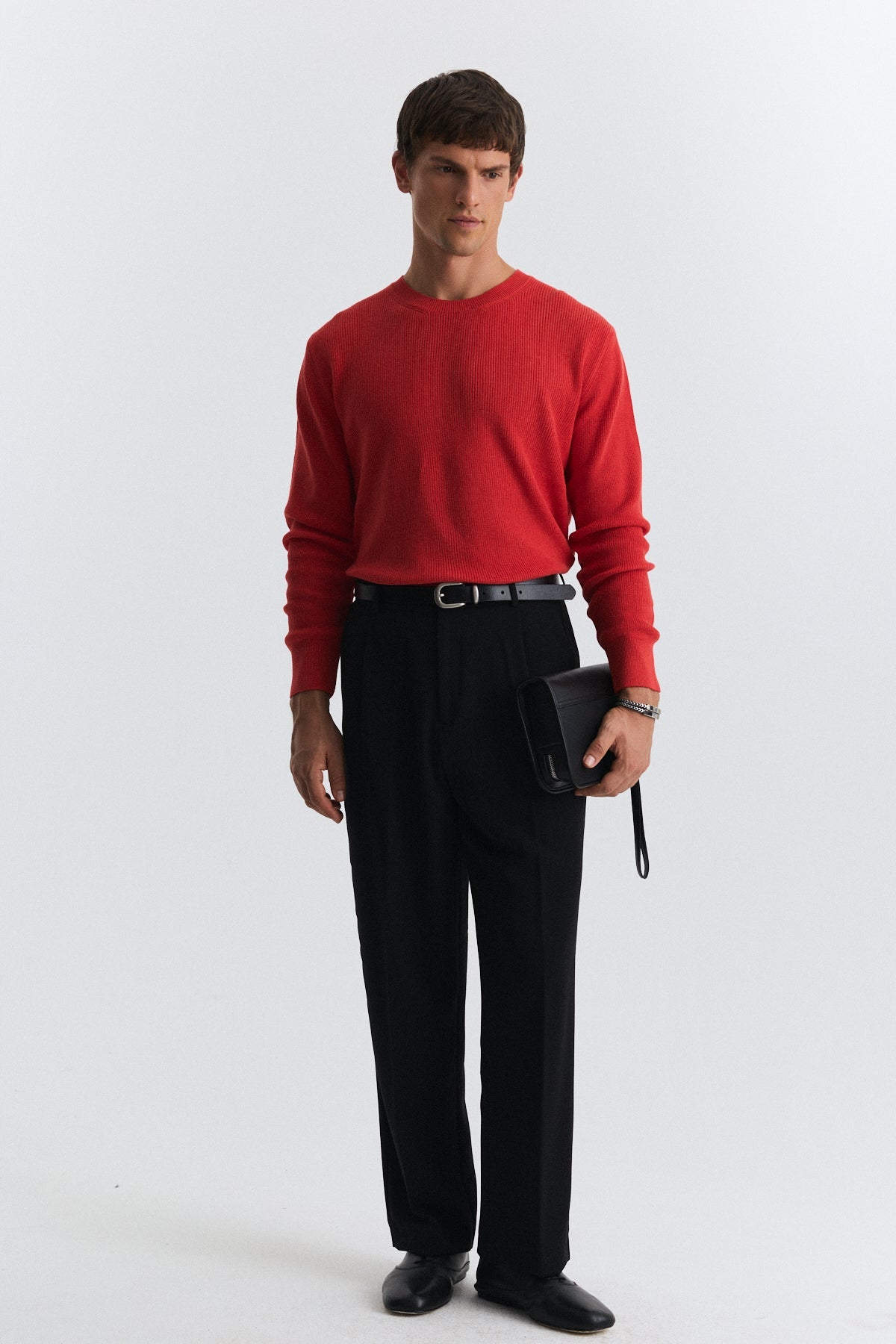 Textured Men's Sweater