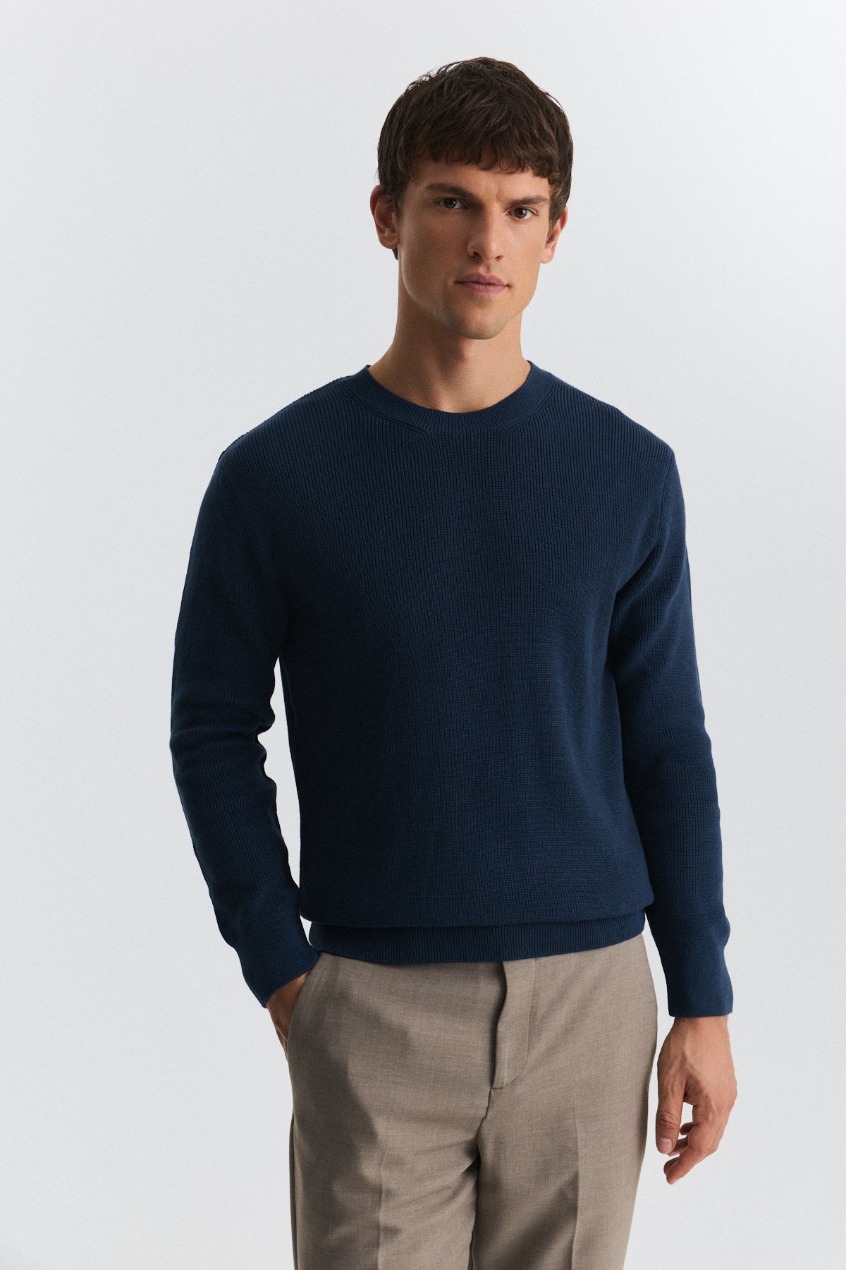 Textured Men's Sweater