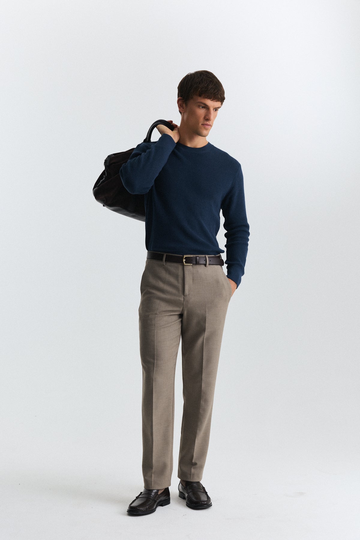 Textured Men's Sweater