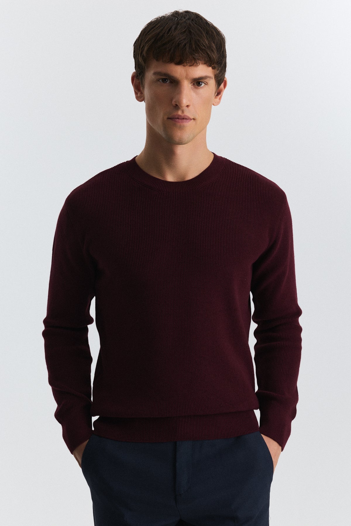 Textured Men's Sweater