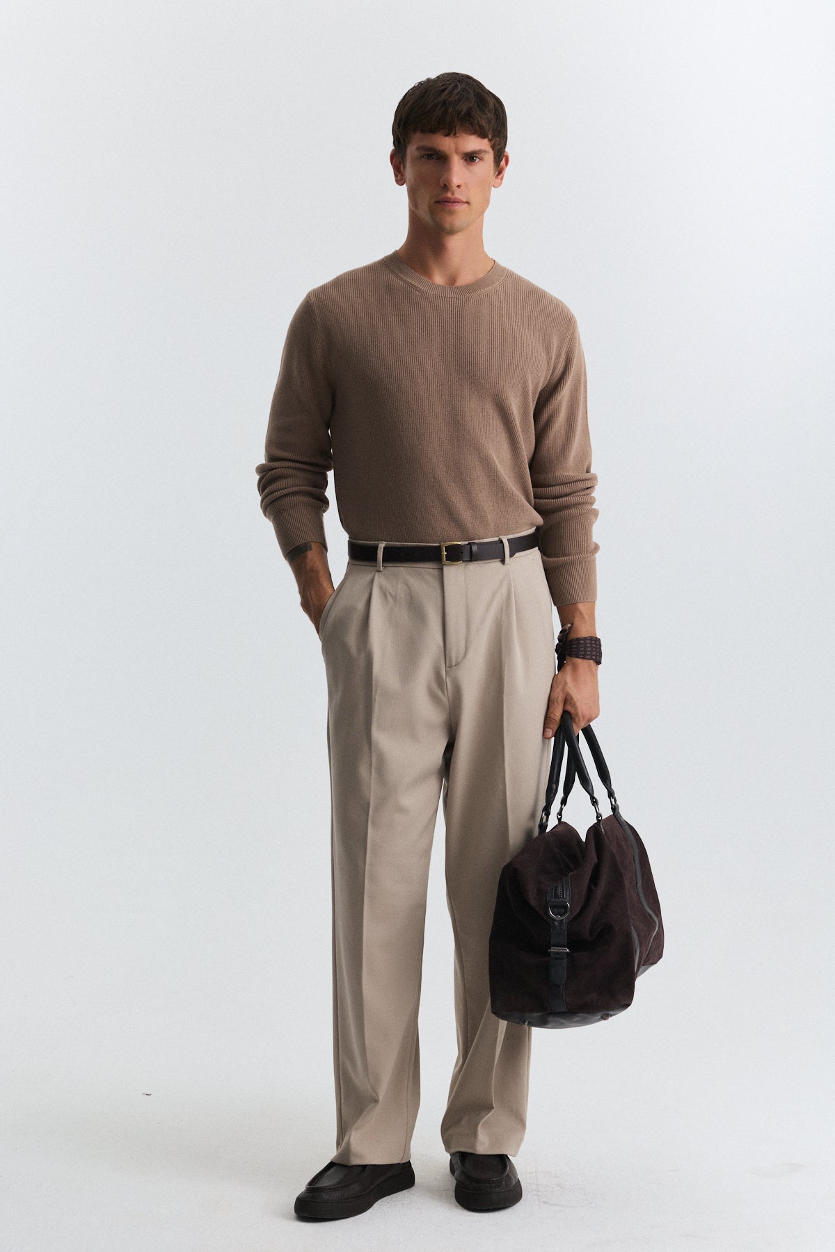 Textured Men's Sweater