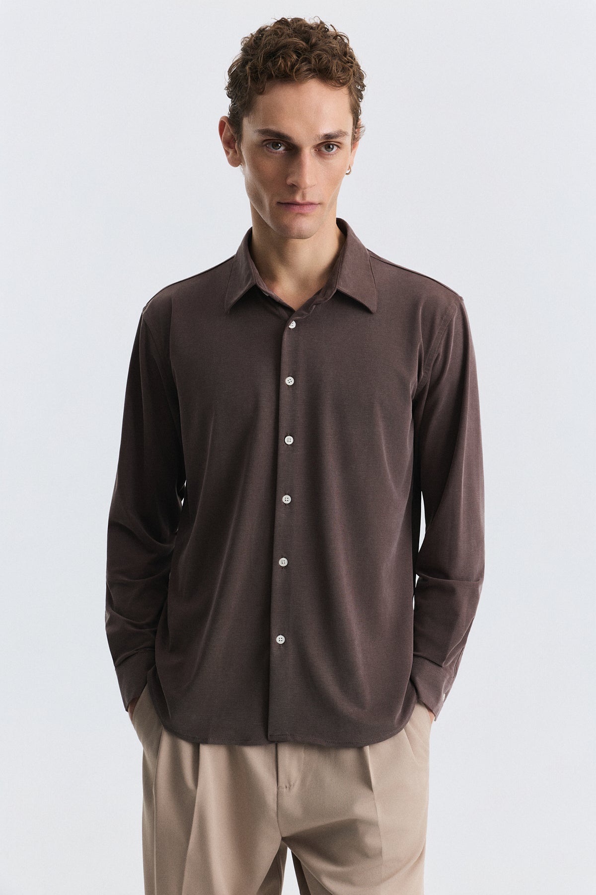 Relaxed-Fit Shirt with Lyocell Blend