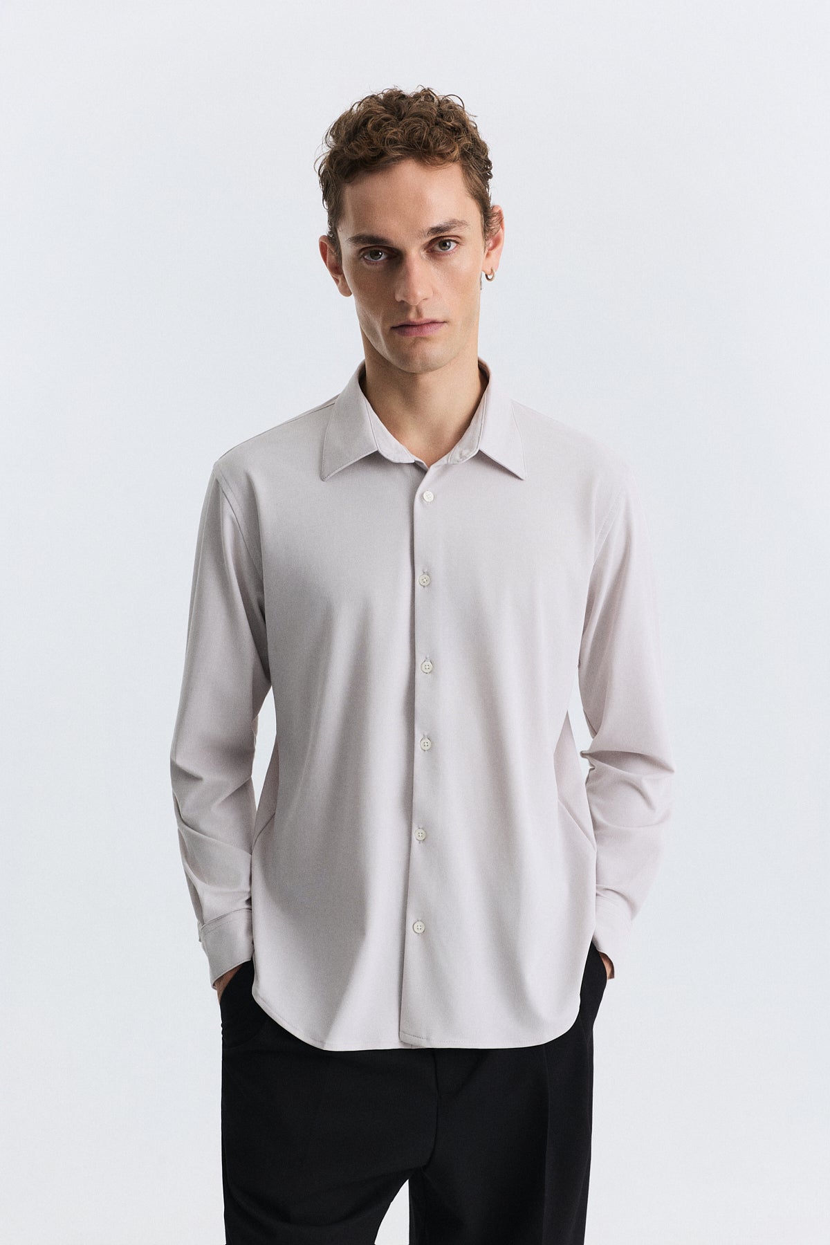 Relaxed-Fit Shirt with Lyocell Blend
