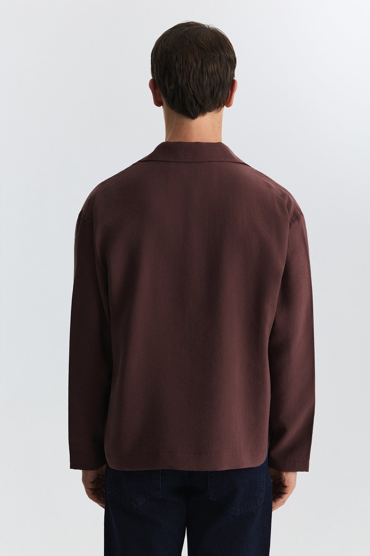 Shirt with Decorative Metal Buttons