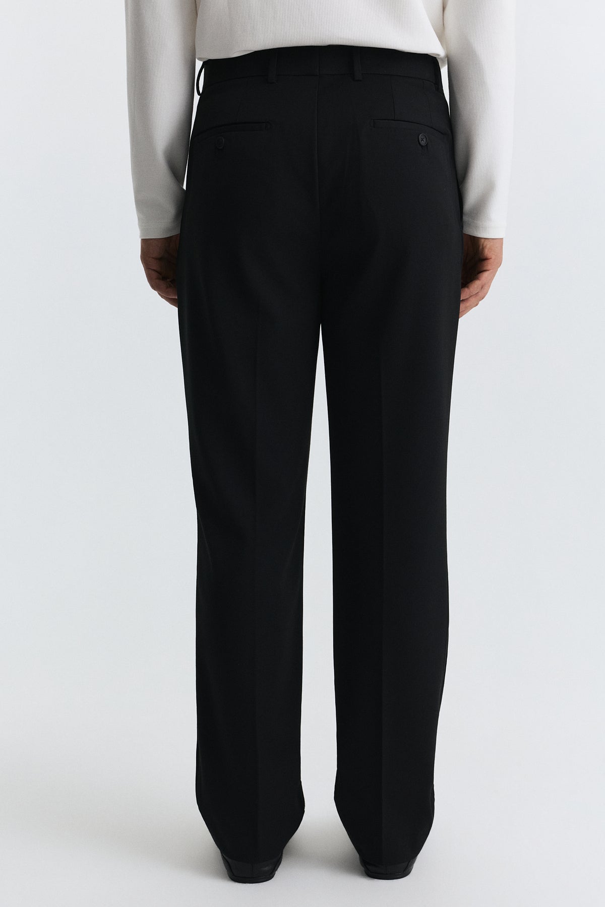 Regular-Fit Pleated Pants