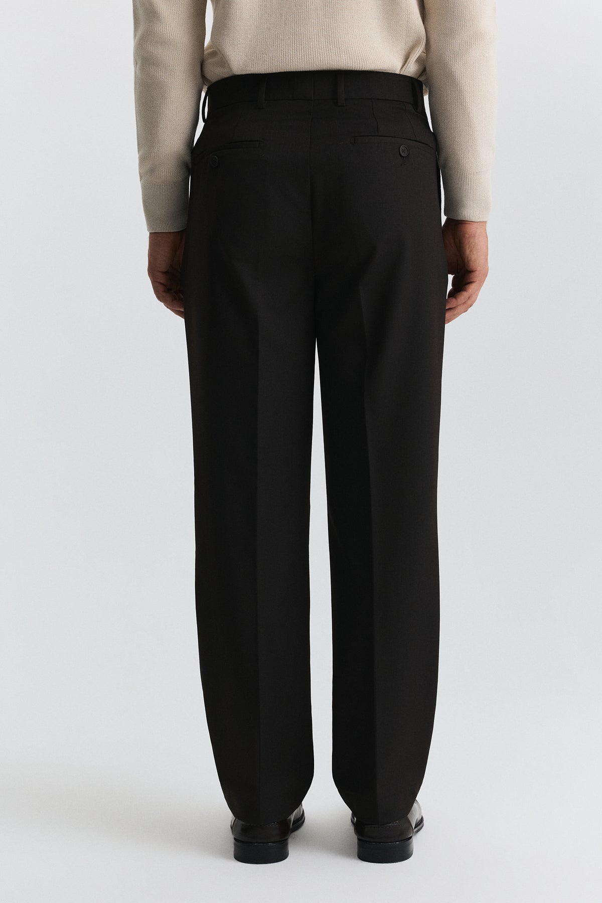 Regular-Fit Pleated Pants