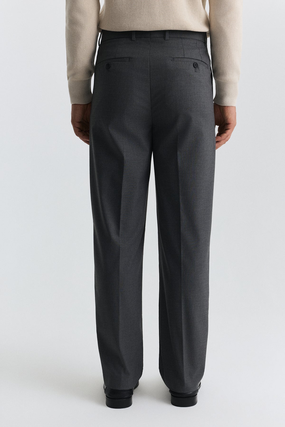 Regular-Fit Pleated Pants