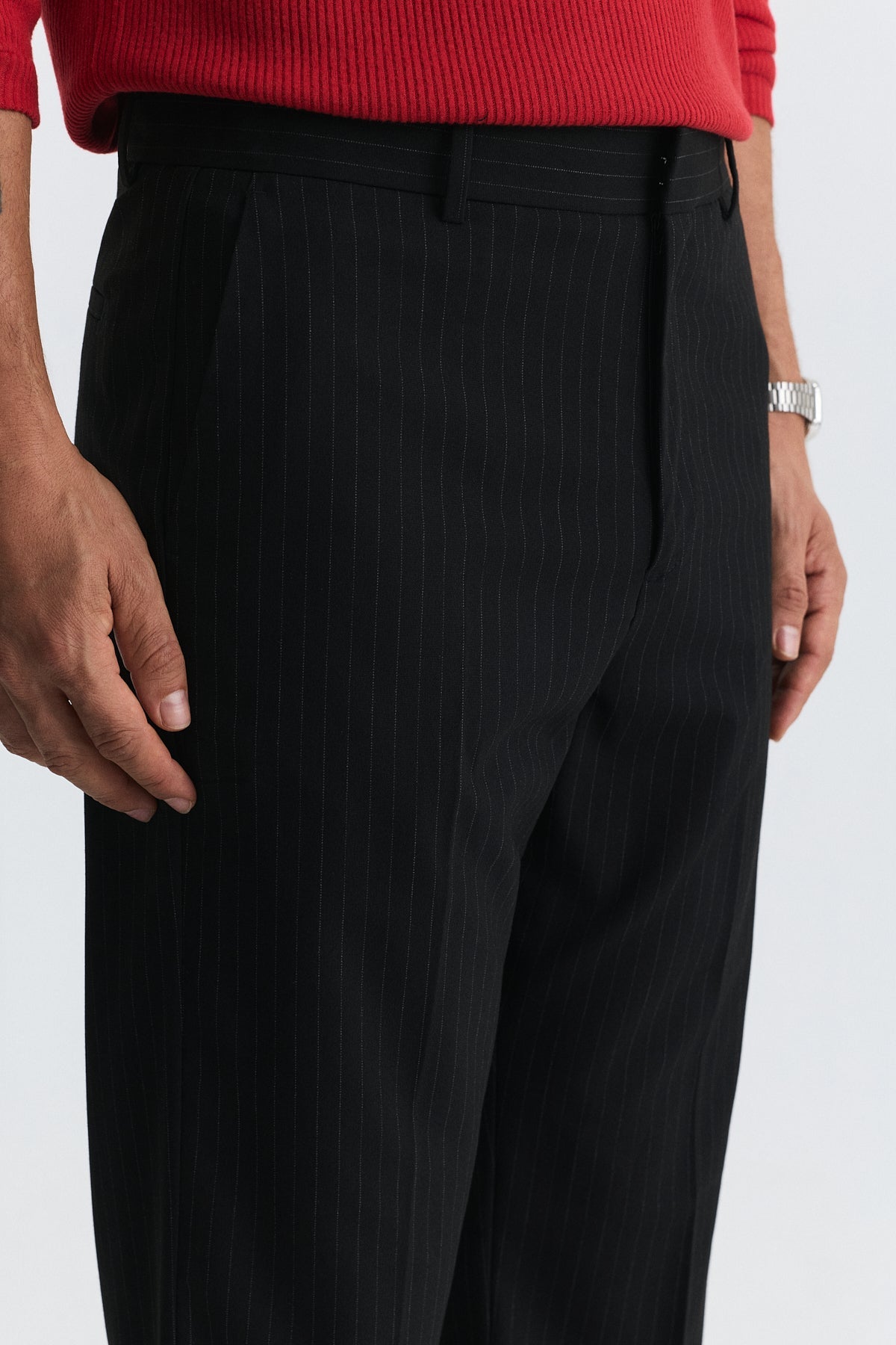 Relaxed-Fit Striped Pants