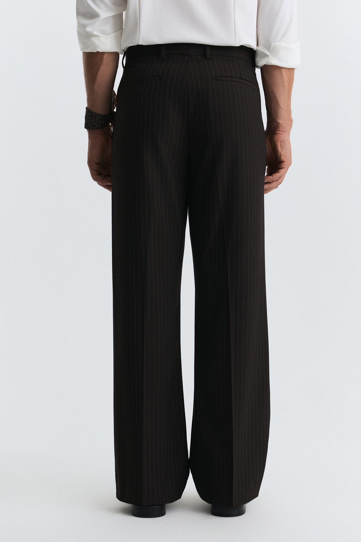Relaxed-Fit Striped Pants