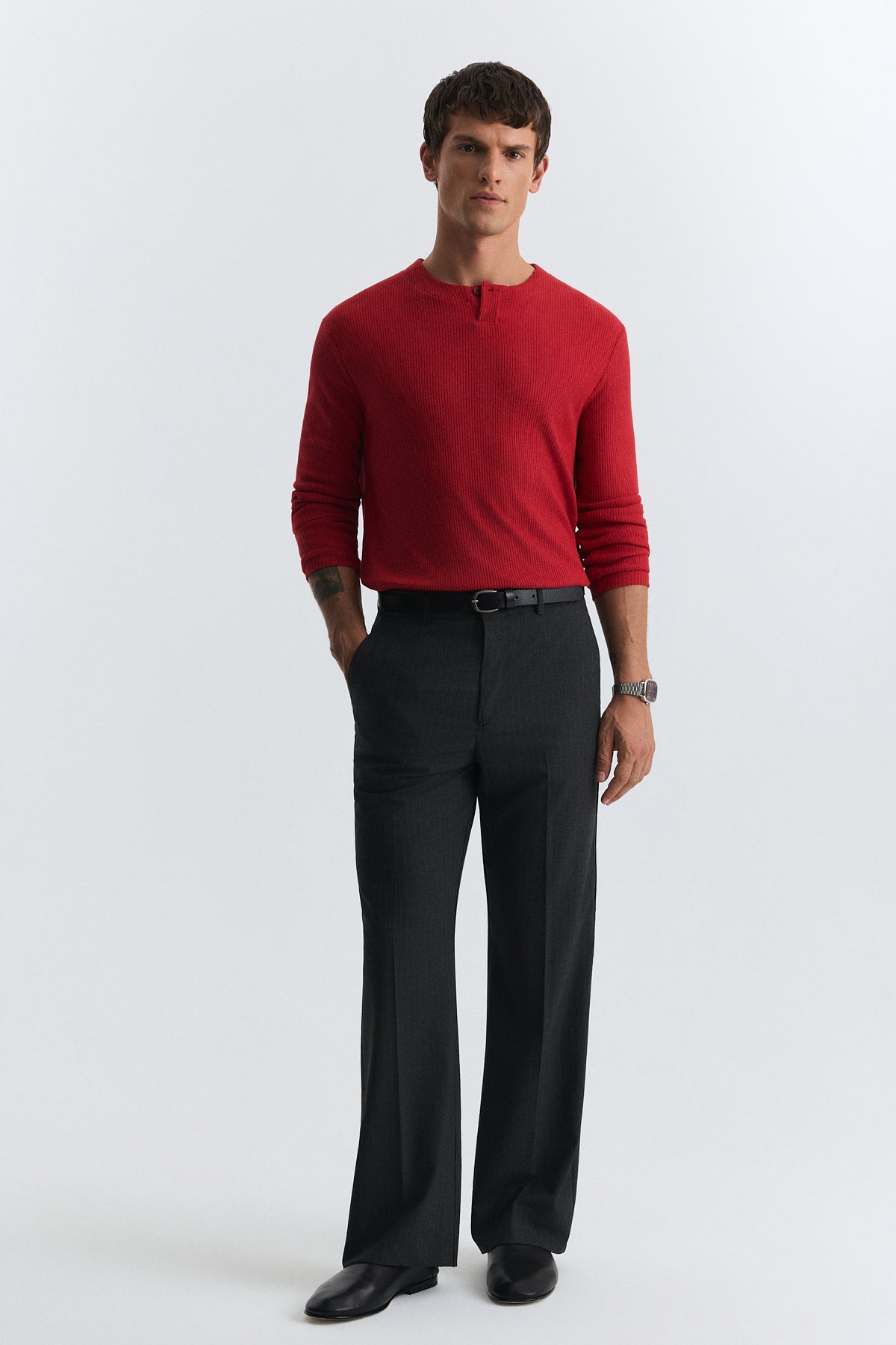 Relaxed-Fit Striped Pants