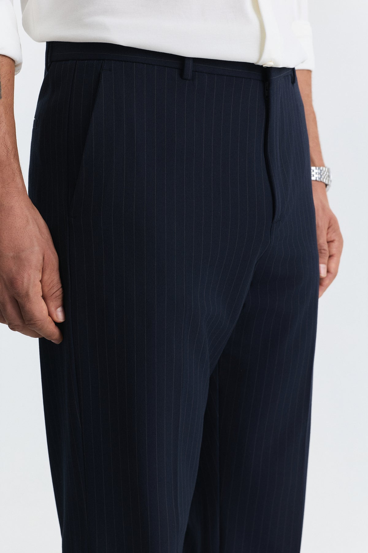 Relaxed-Fit Striped Pants
