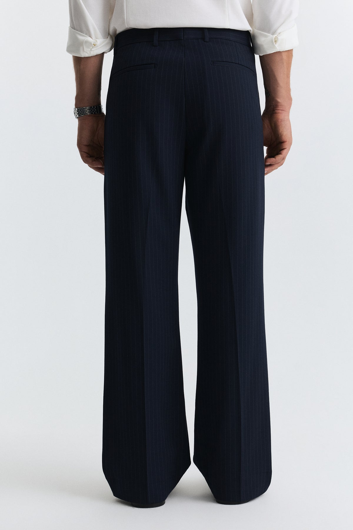 Relaxed-Fit Striped Pants