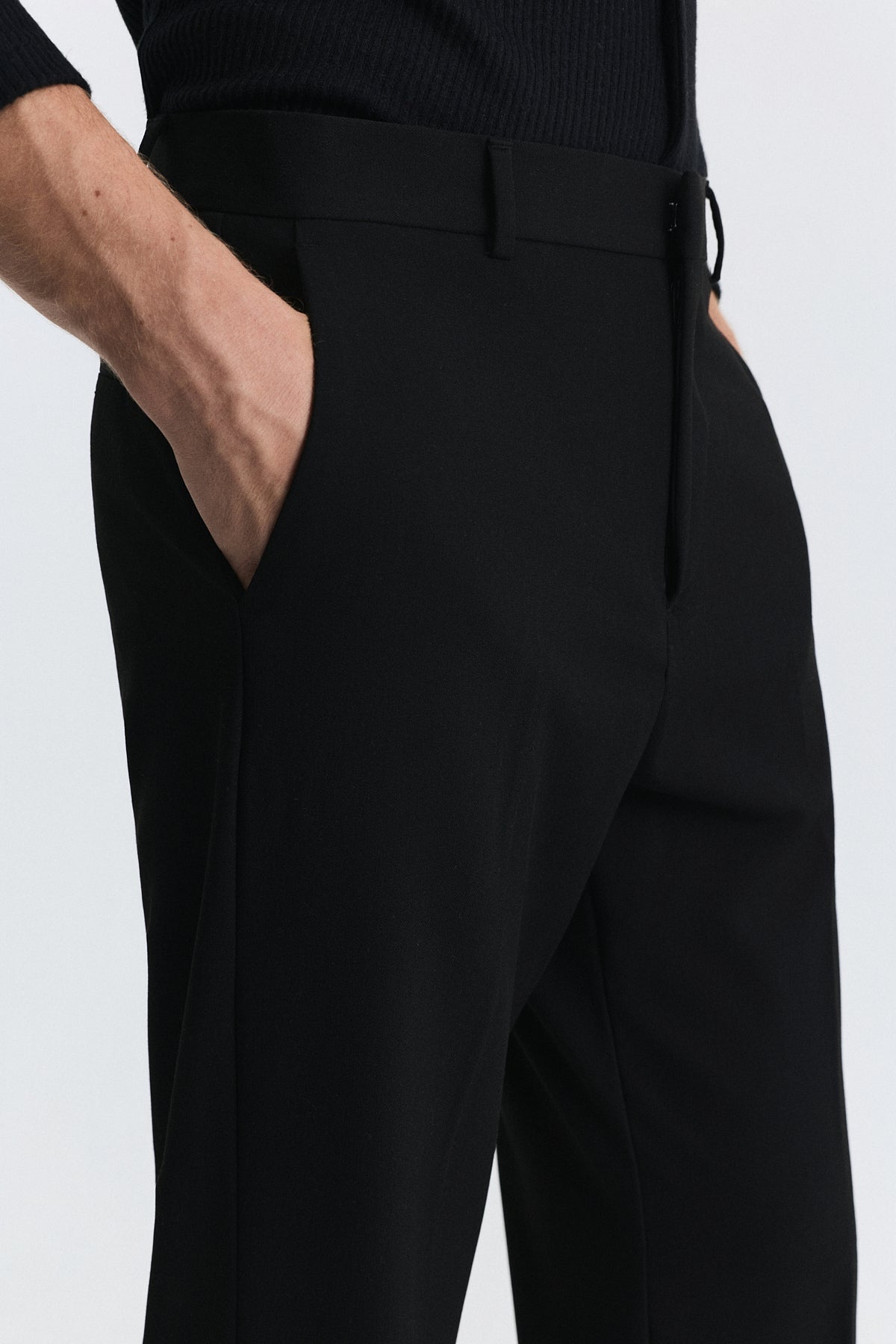 High-Waisted Relaxed-Fit Pants