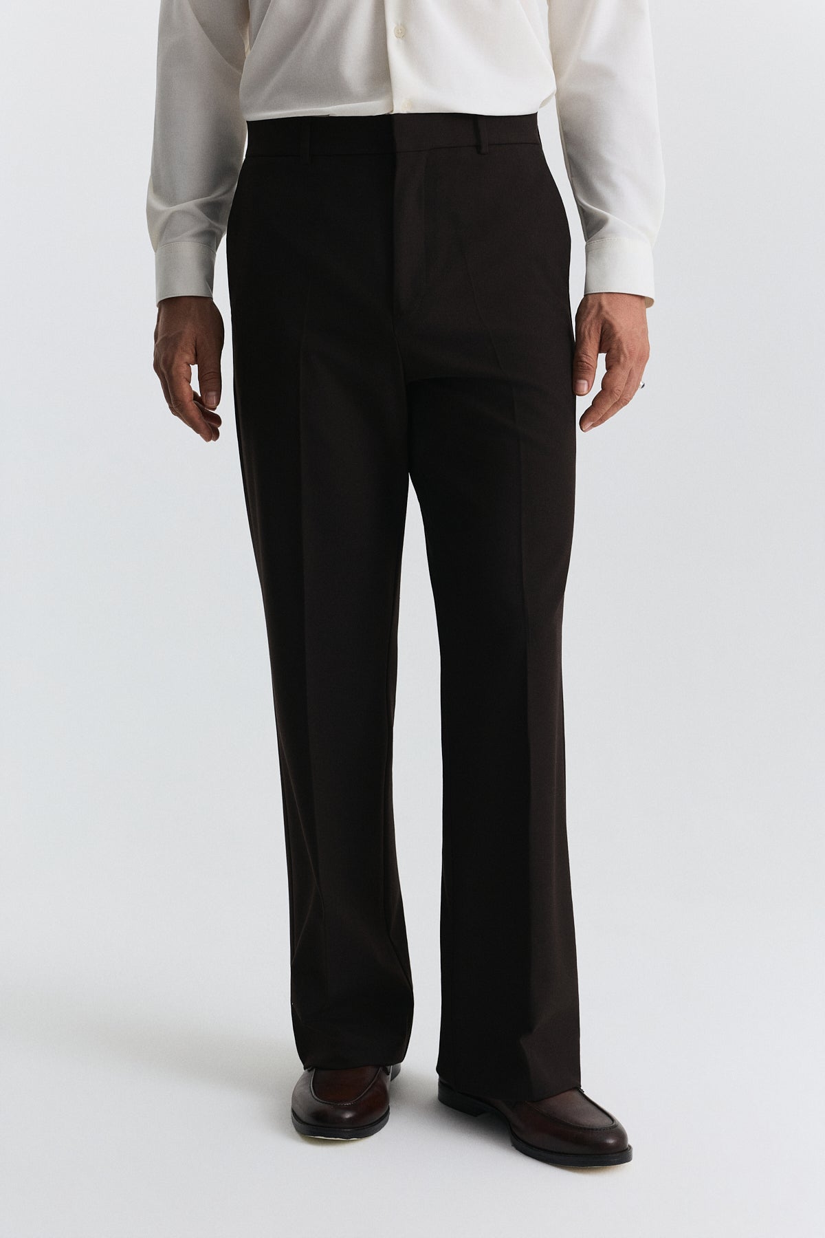 High-Waisted Relaxed-Fit Pants