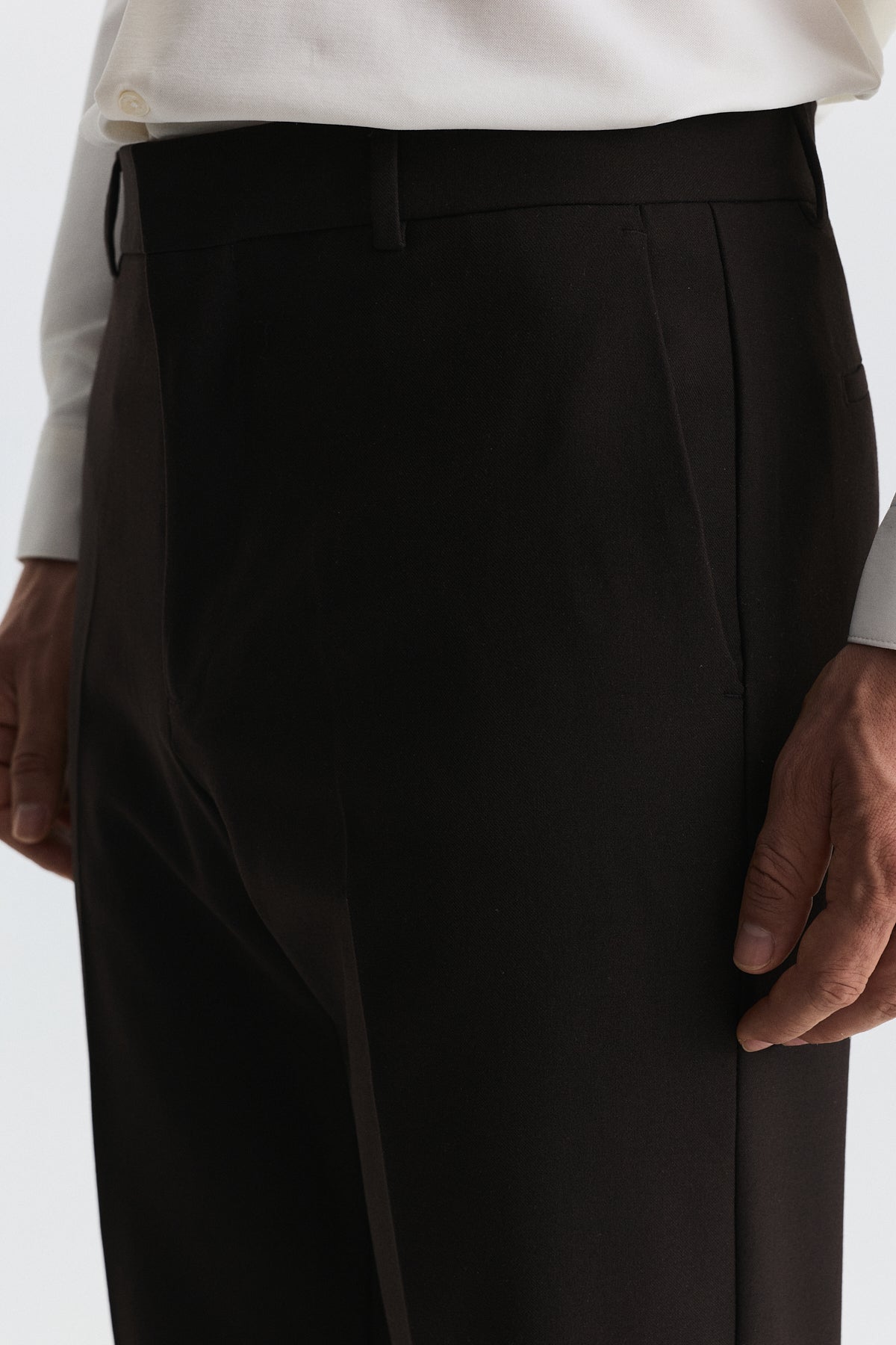 High-Waisted Relaxed-Fit Pants