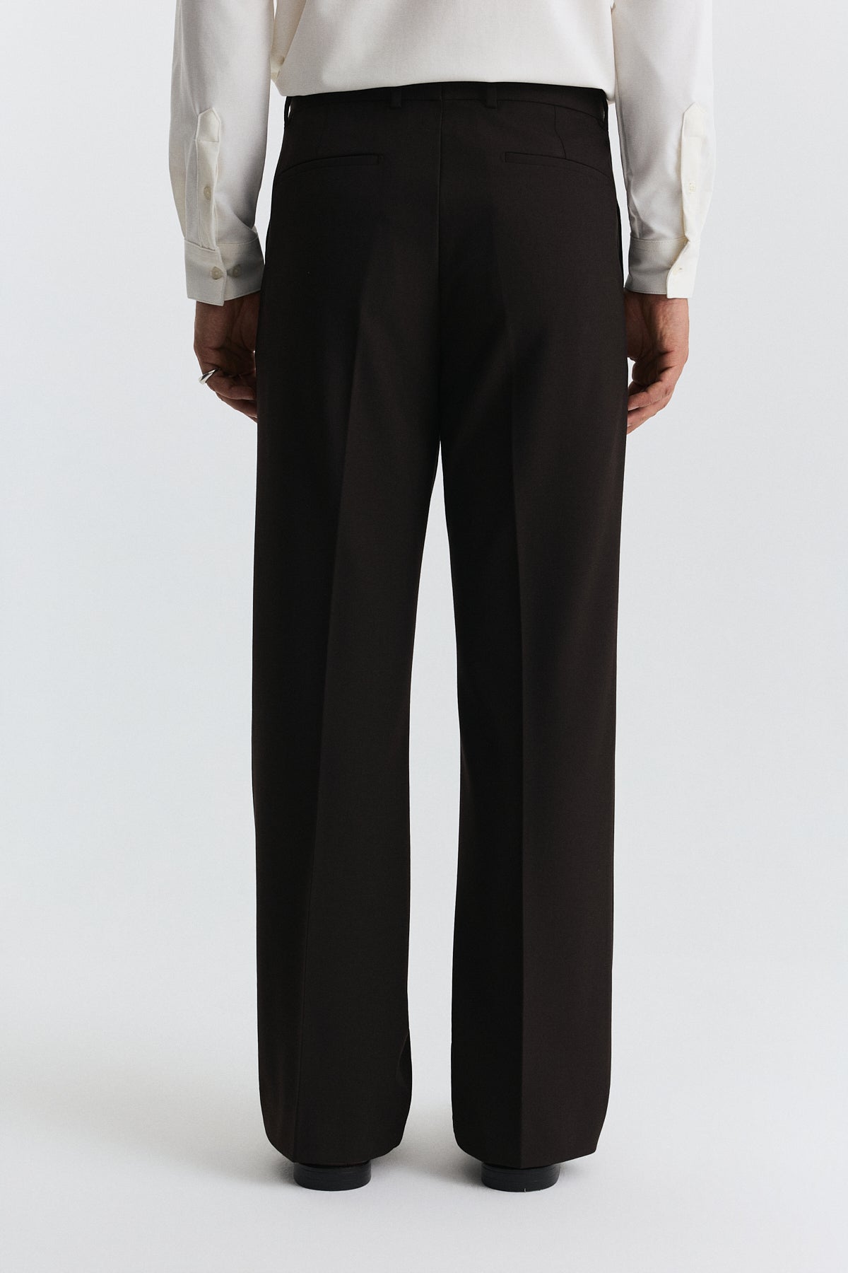 High-Waisted Relaxed-Fit Pants