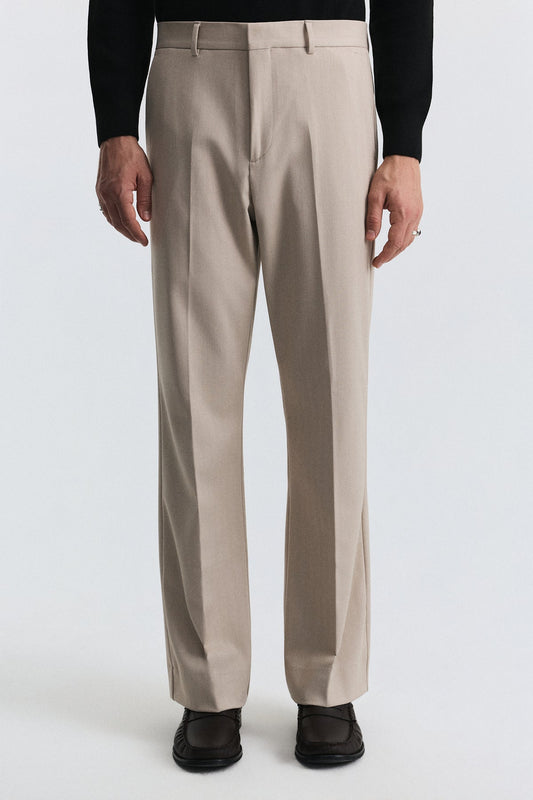 High-Waisted Relaxed-Fit Pants