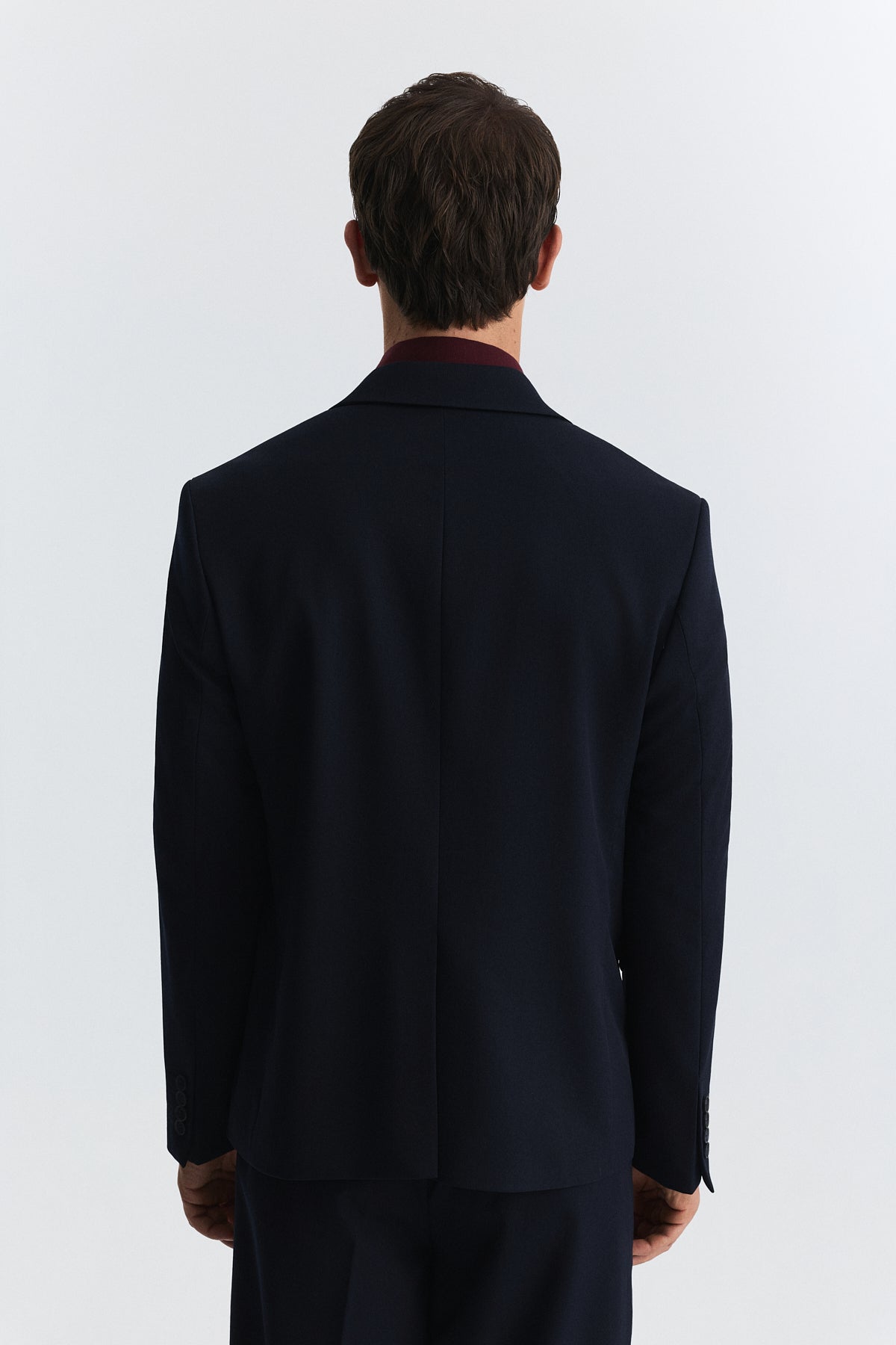 Blazer Jacket with a Snap Closure