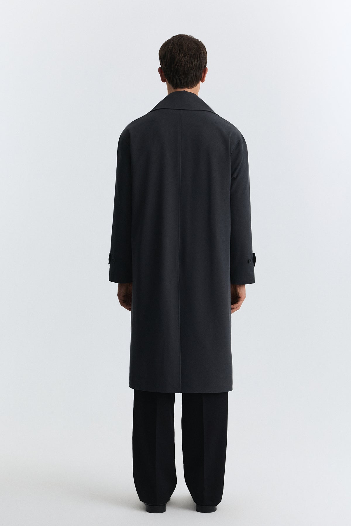Long Relaxed-Fit Trench Coat