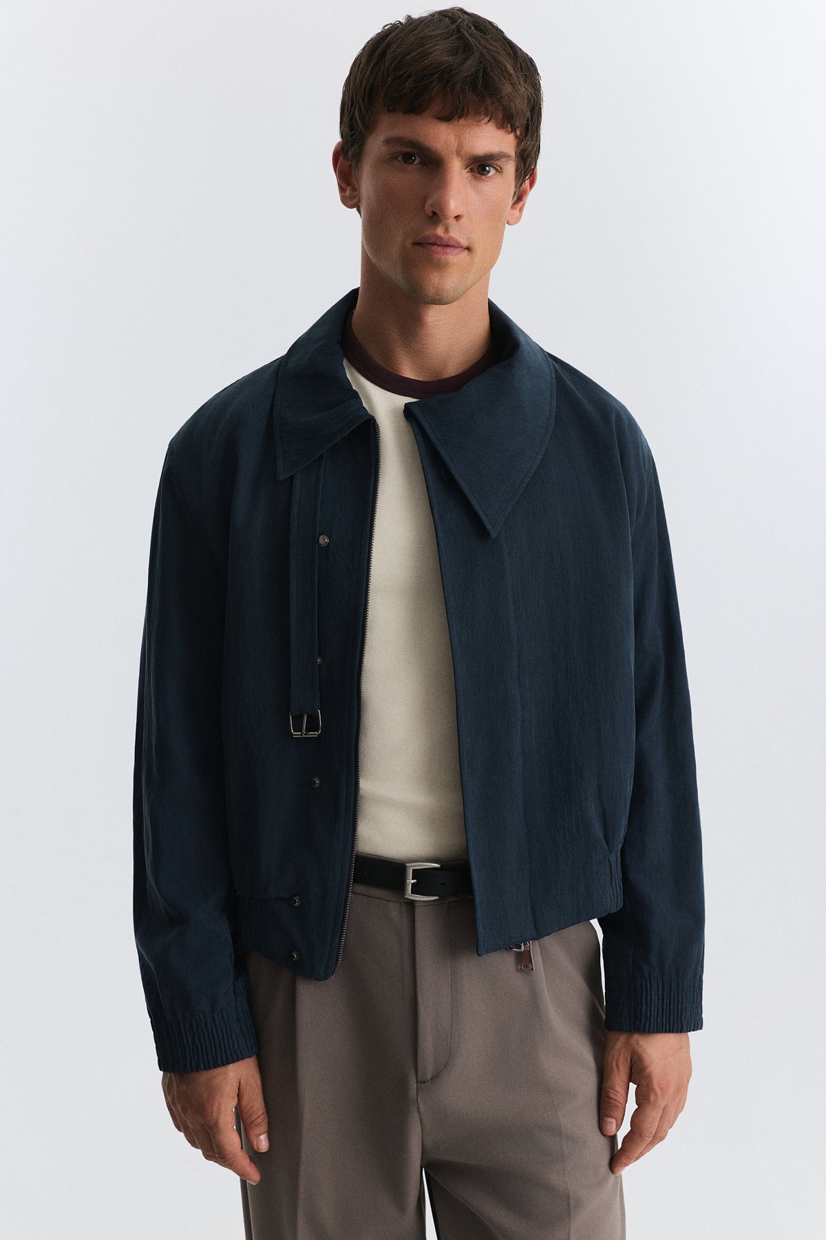 Asymmetrical Collar Jacket