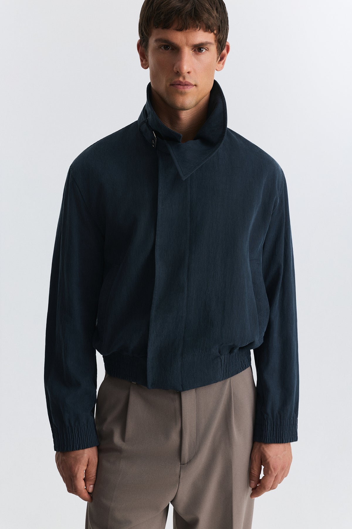 Asymmetrical Collar Jacket