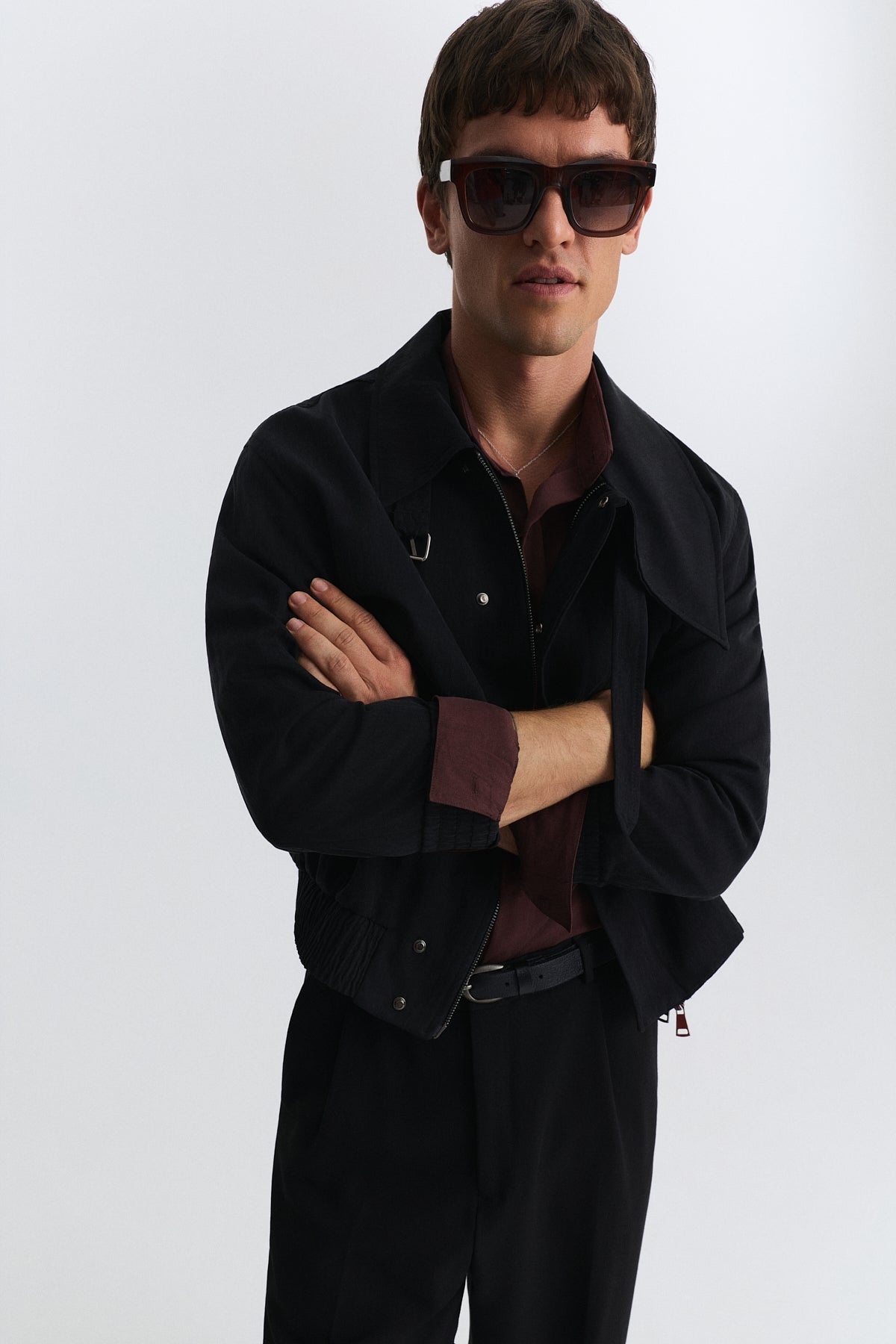 Asymmetrical Collar Jacket