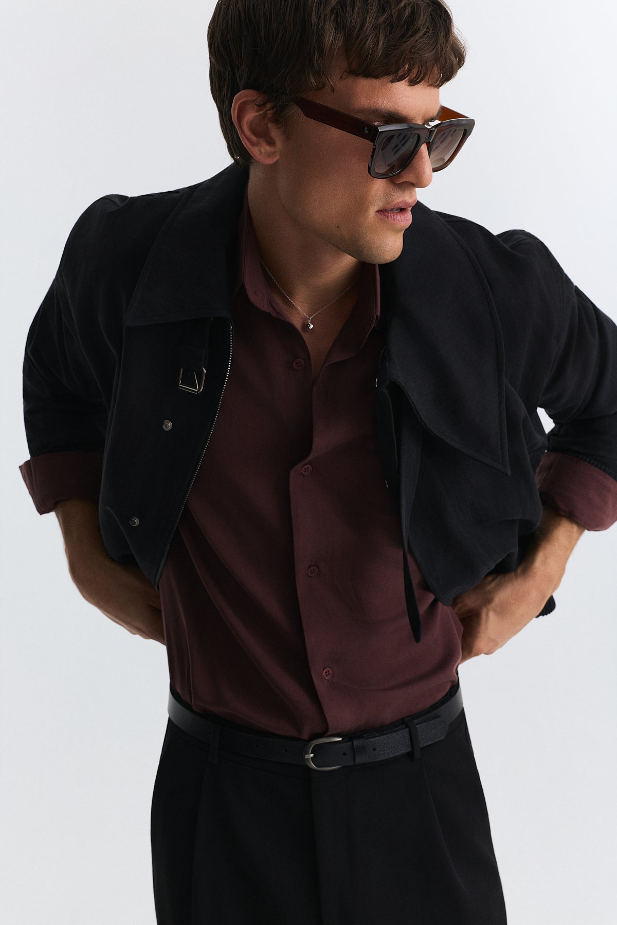 Asymmetrical Collar Jacket