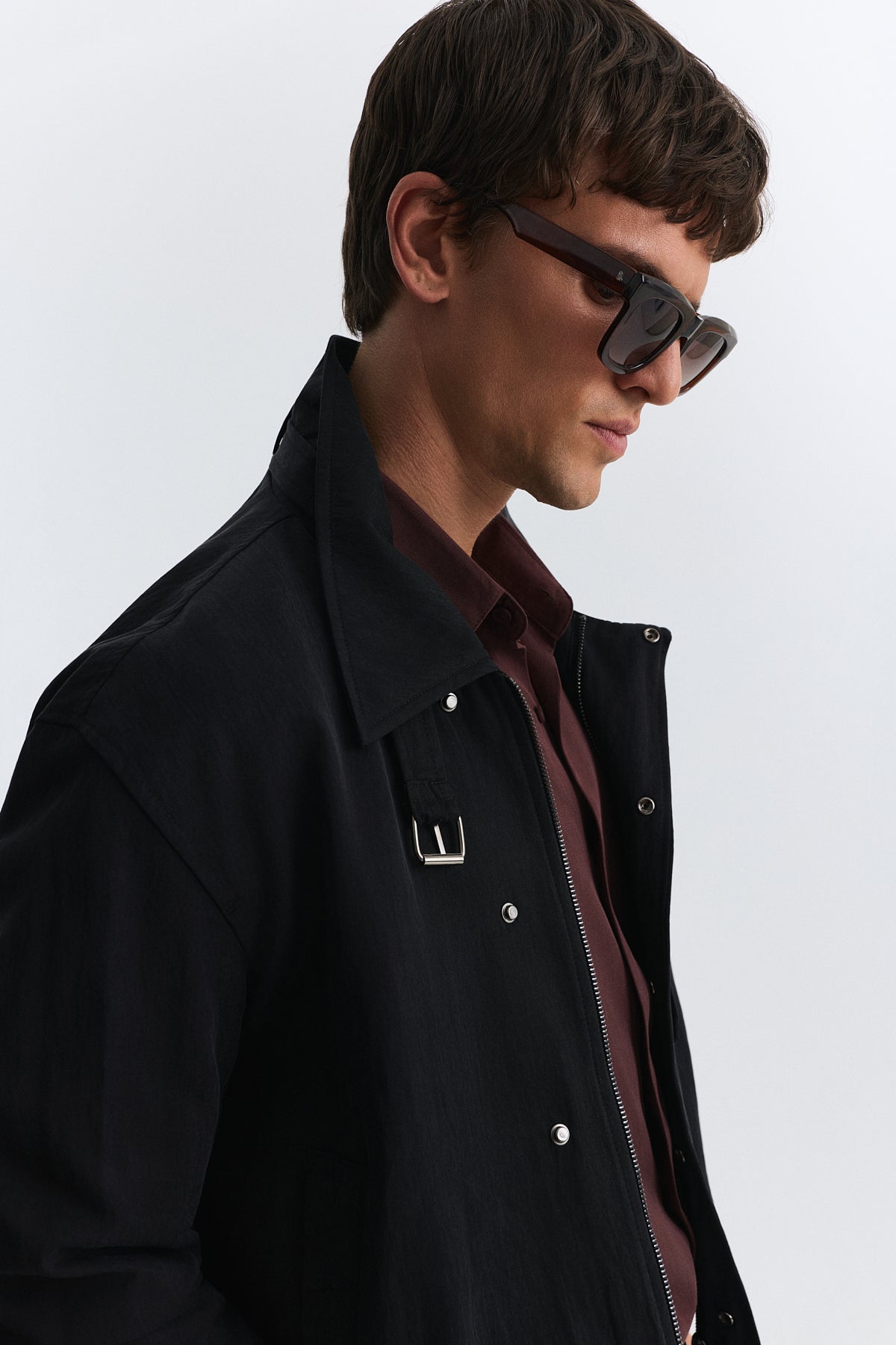 Asymmetrical Collar Jacket